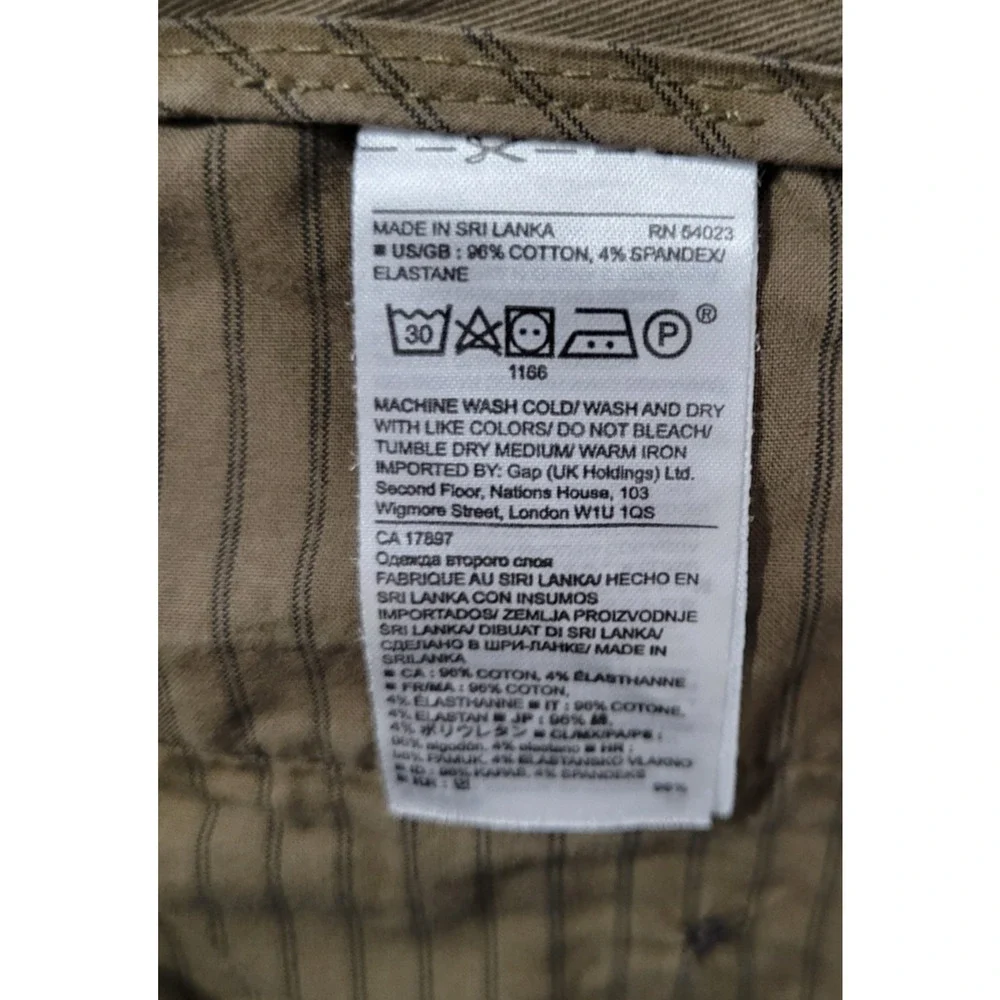 Banana Republic Heritage Collection Mens 36x30 Brown Chino Pants Straight Leg